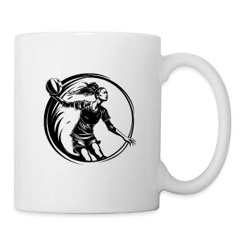 Joueur de volley-ball Sports - Mug blanc - blanc - Droite