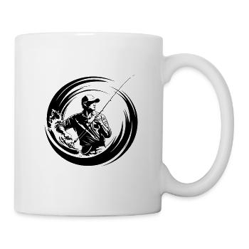 Fishing Sport Fisherman - Mug - white - Right
