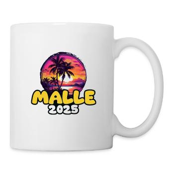 Malle 2025 Palm Trees Multicoloured - Mug - white - Right