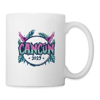 Cancun 2025 Urlaub - Tasse - Weiß - Rechts