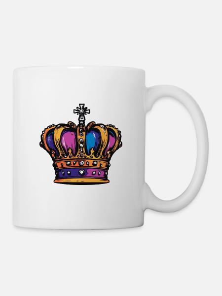 Krone - Tasse - Weiß
