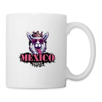 Mexiko 2025 Alpaka - Tasse - Weiß - Rechts