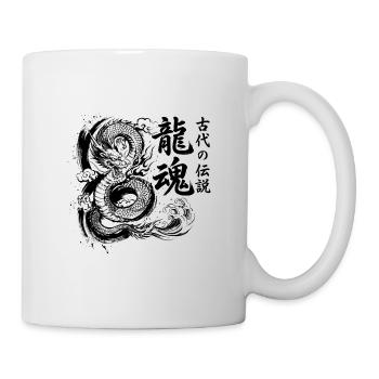Dragon Soul Japanese Ink Design - Mug - white - Right