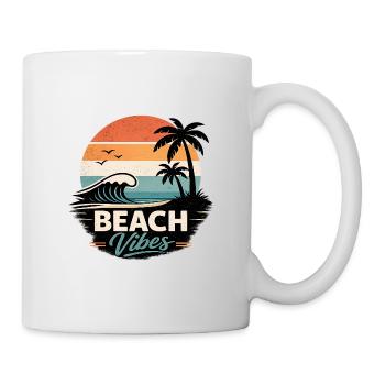 Beach Vibes Sunset Paradise - Mug - white - Right