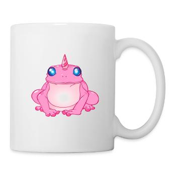 Frosch-Einhorn - Tasse - Weiß - Rechts