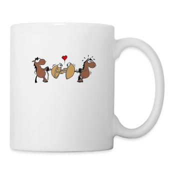 Halbkugelversuch Otto von Guericke - Tasse - Weiß - Rechts
