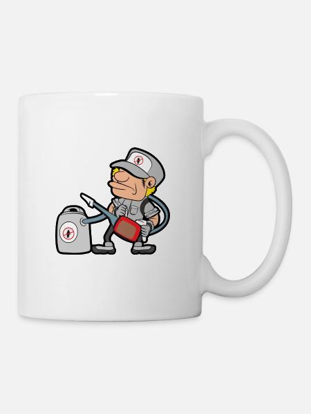 Schädlingsbekämpfer - Tasse - Weiß