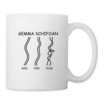 Apre Ski Gemma Schifoan - Tasse - Weiß - Rechts