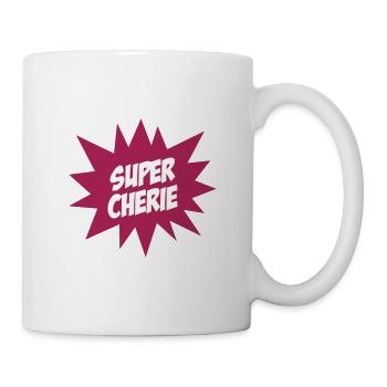 Super Chérie - Mug blanc - blanc - Droite