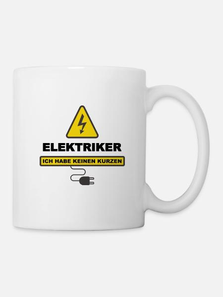 Elektriker - Tasse - Weiß