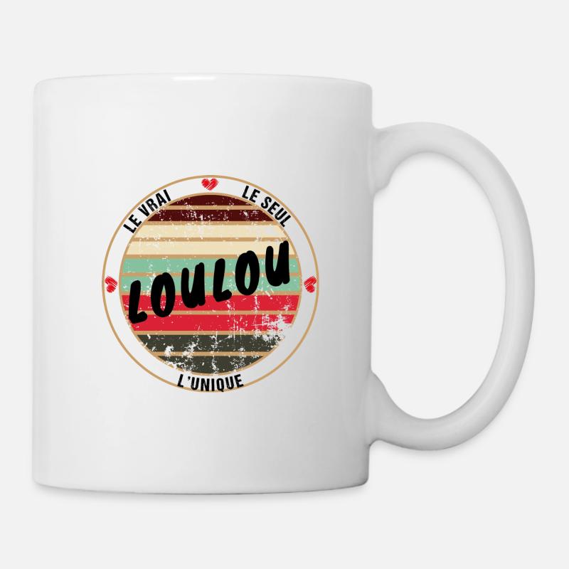 Le seul le vrai l'unique loulou - Mug blanc - blanc