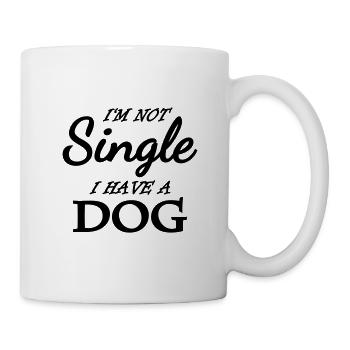I'm not single - I have a dog - Mug - white - Right