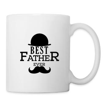 Best father ever - Mug blanc - blanc - Droite
