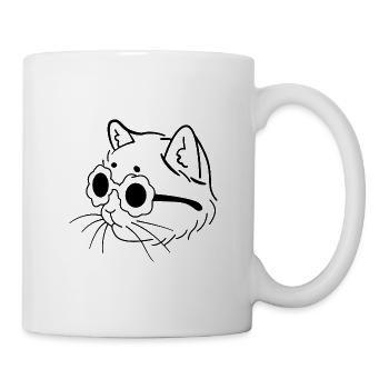 Katze - Tasse - Weiß - Rechts