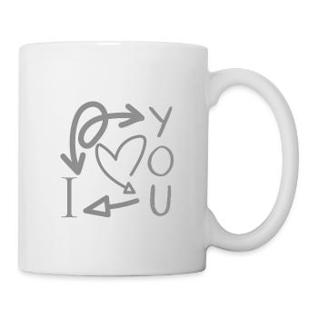 I love you - Mug - white - Right
