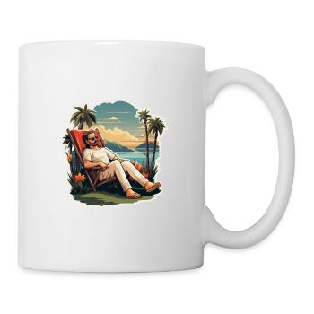 Relaxation Vacation Man - Mug - white - Right
