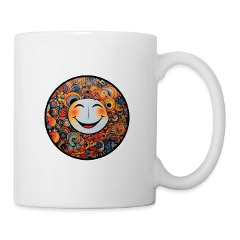 Emoji Smiley Mandala - Mug - white - Right