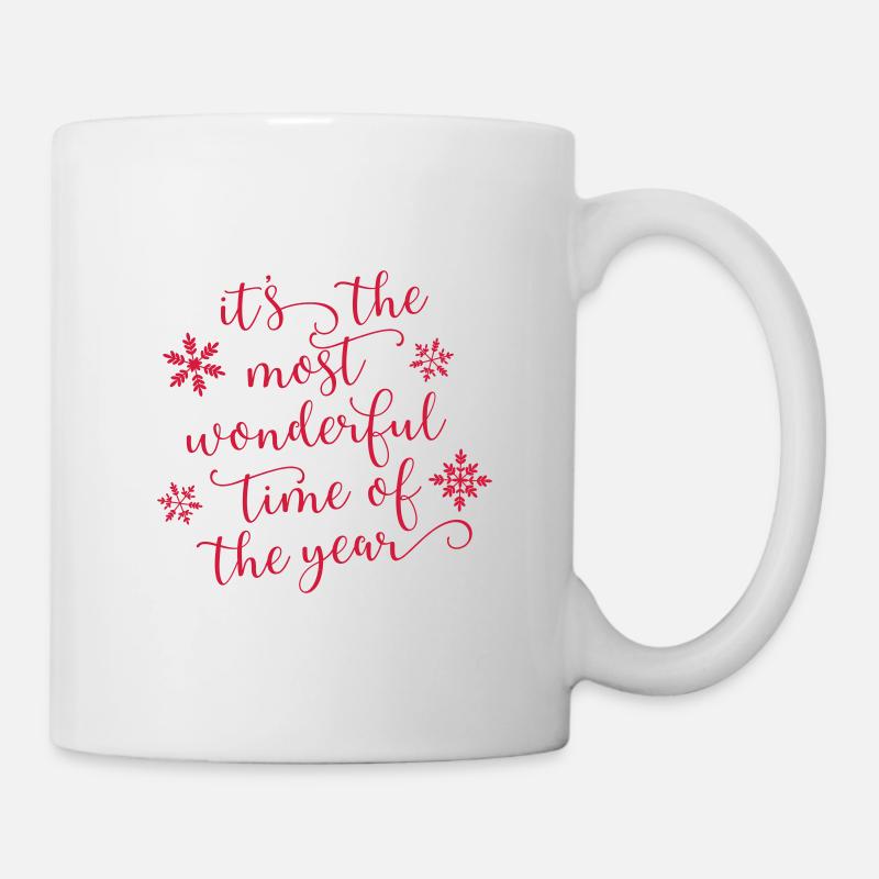 Most wonderful time - Tasse - Weiß