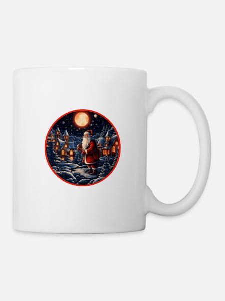 Weihnachtsmann - Tasse - Weiß