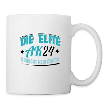 Abschlussklasse 2024 Schulabschluss Abitur Matura - Tasse - Weiß - Rechts