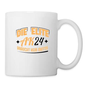 Abschlussklasse 2024 Schulabschluss Abitur Matura - Tasse - Weiß - Rechts