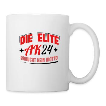 Abschlussklasse 2024 Schulabschluss Abitur Matura - Tasse - Weiß - Rechts