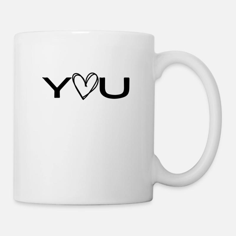love you - Mug - white