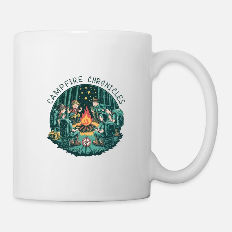 Campfire Chronicles - Mug blanc - blanc