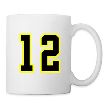 12 Number Leotard - Mug - white - Right
