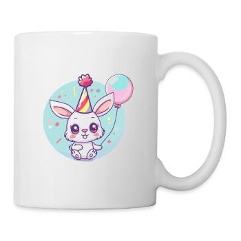 Lapin Anniversaire Bébé - Mug blanc - blanc - Droite