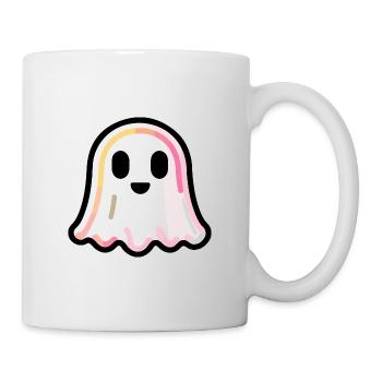 Ghost Halloween Funny Cute - Mug - white - Right