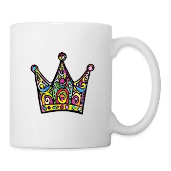 Crown Drawing Colorful - Mug - white - Right
