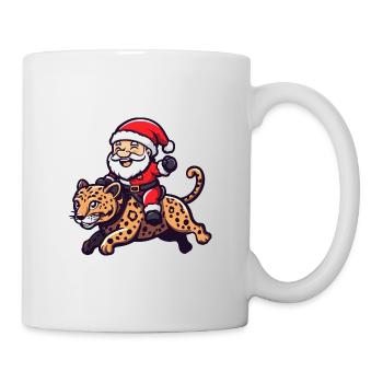 Leopard Santa Claus - Mug - white - Right