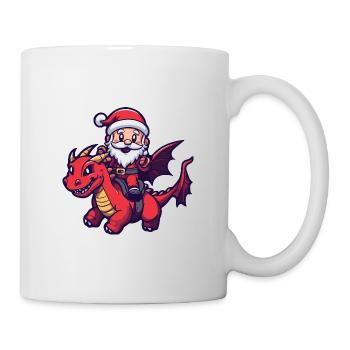 Dragon Santa Claus - Mug - white - Right