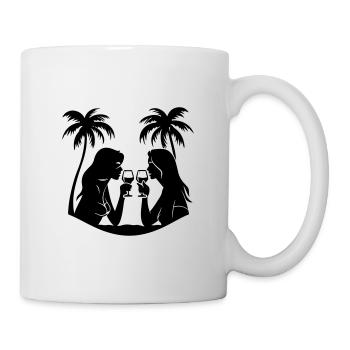Girls Team Holiday Palms - Mug - white - Right