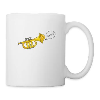 Trumpet Butt - Mug - white - Right