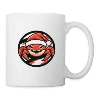 Crabe Crabe Noël Noël - Mug blanc - blanc - Droite