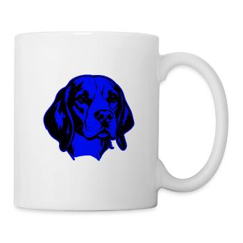 Beagle Dog Animal Portrait - Mug - white - Right