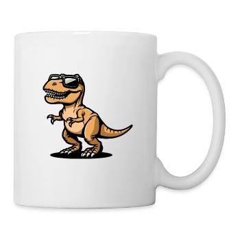 Animal dinosaure T-Rex - Mug blanc - blanc - Droite