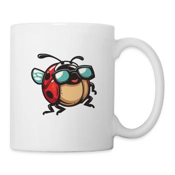 Marienkäfer Tier - Tasse - Weiß - Rechts