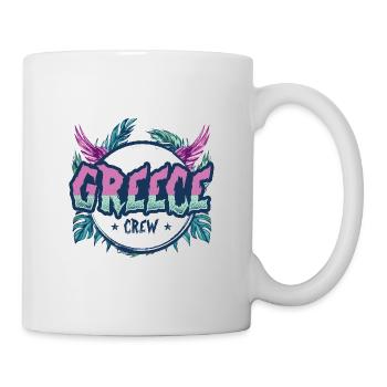 Grèce Crew Coloré - Mug blanc - blanc - Droite
