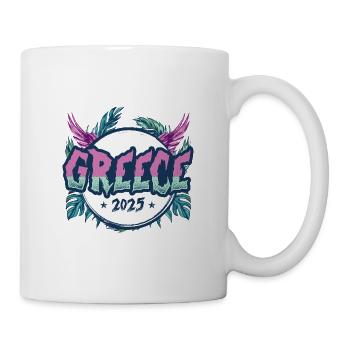 Vacances Grèce 2025 - Mug blanc - blanc - Droite
