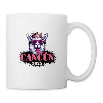 Cancun 2025 Alpaga - Mug blanc - blanc - Droite