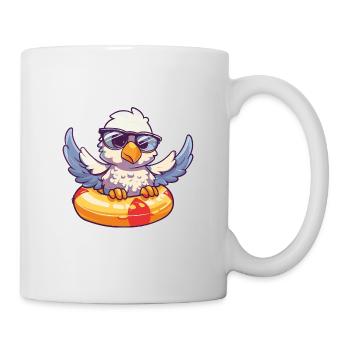 Adler Comic Cool - Tasse - Weiß - Rechts
