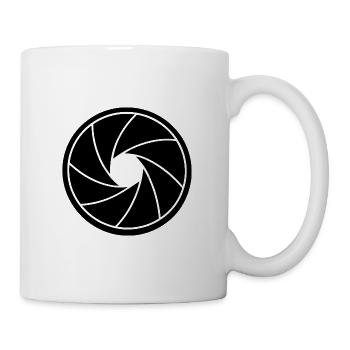Aperture Spiral Black & White - Mug - white - Right