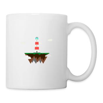 Schwimmender Leuchtturm - Tasse - Weiß - Rechts
