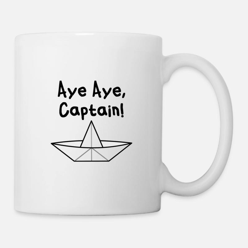 AyeAyeCaptain - Tasse - Weiß