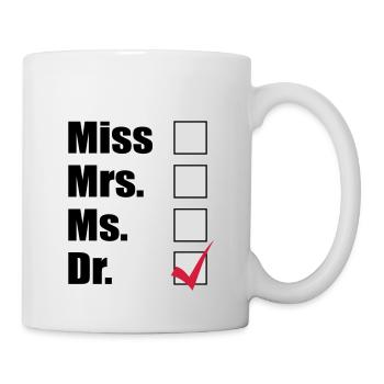 Doktor - Tasse - Weiß - Rechts