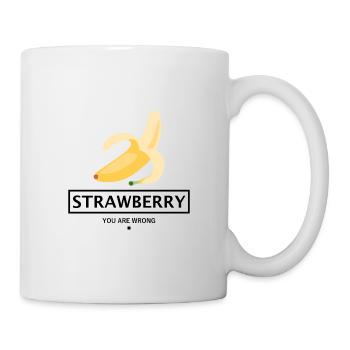 CADEAU DE FRUITS À LA BANANE - VOUS ÊTES MAL. - Mug blanc - blanc - Droite