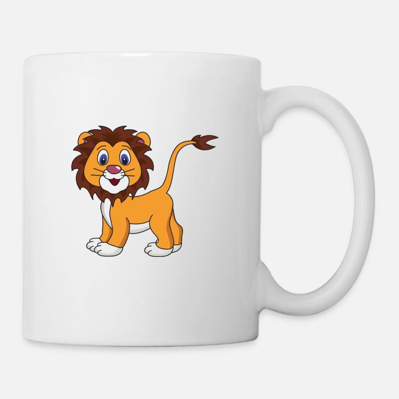 Lion - Mug blanc - blanc